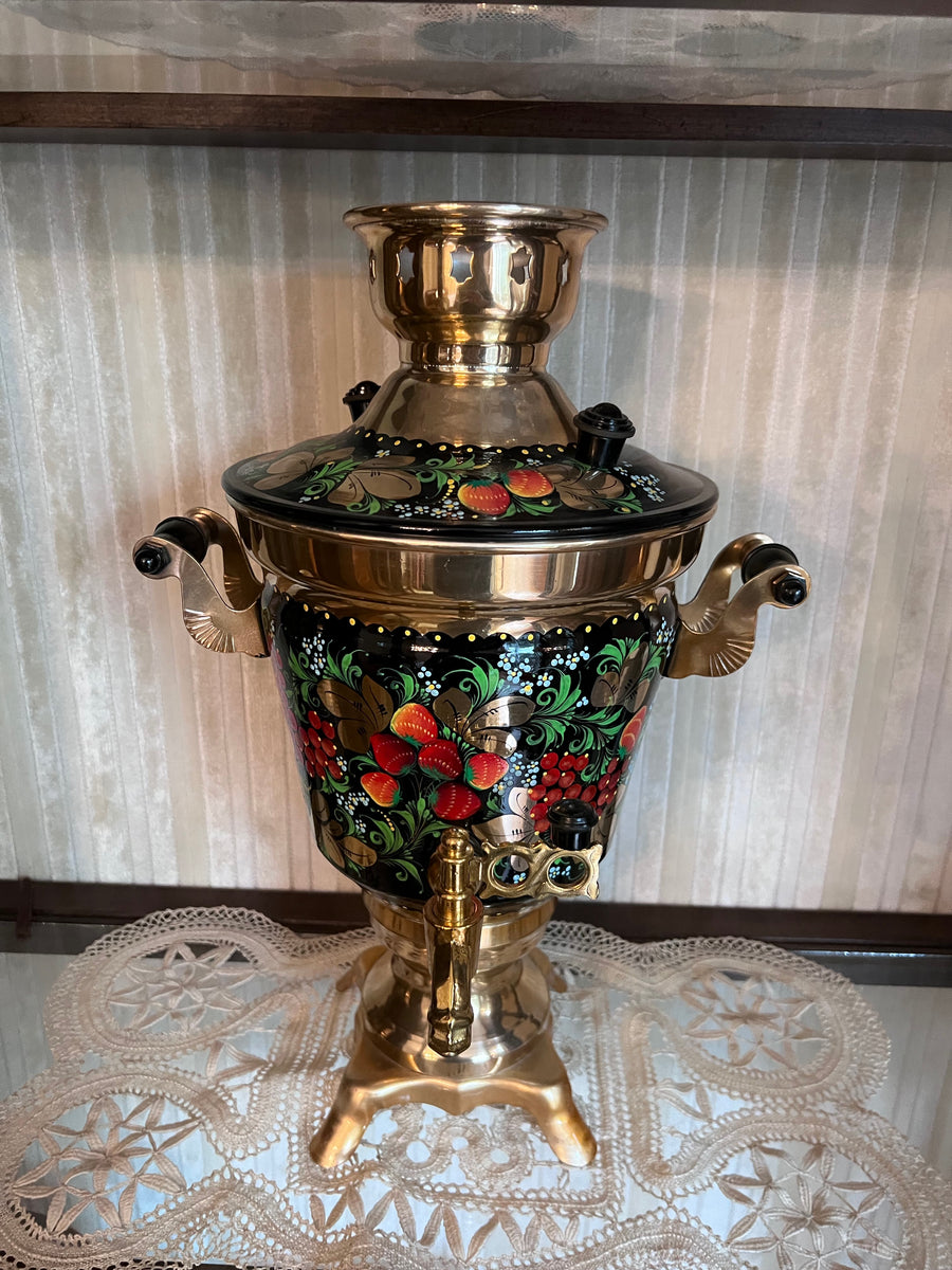 Vintage Mottahedeh Brass Samovar