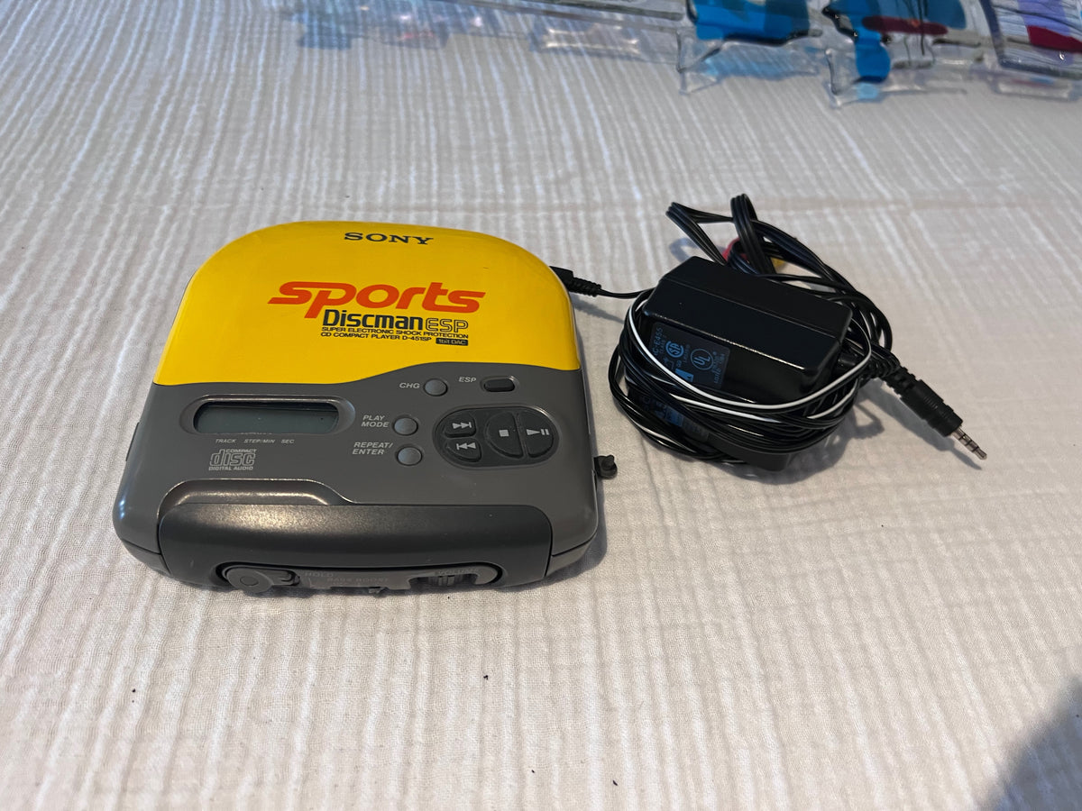 Vintage Sony Sports Discman ESP Portable CD Player – Sell My
