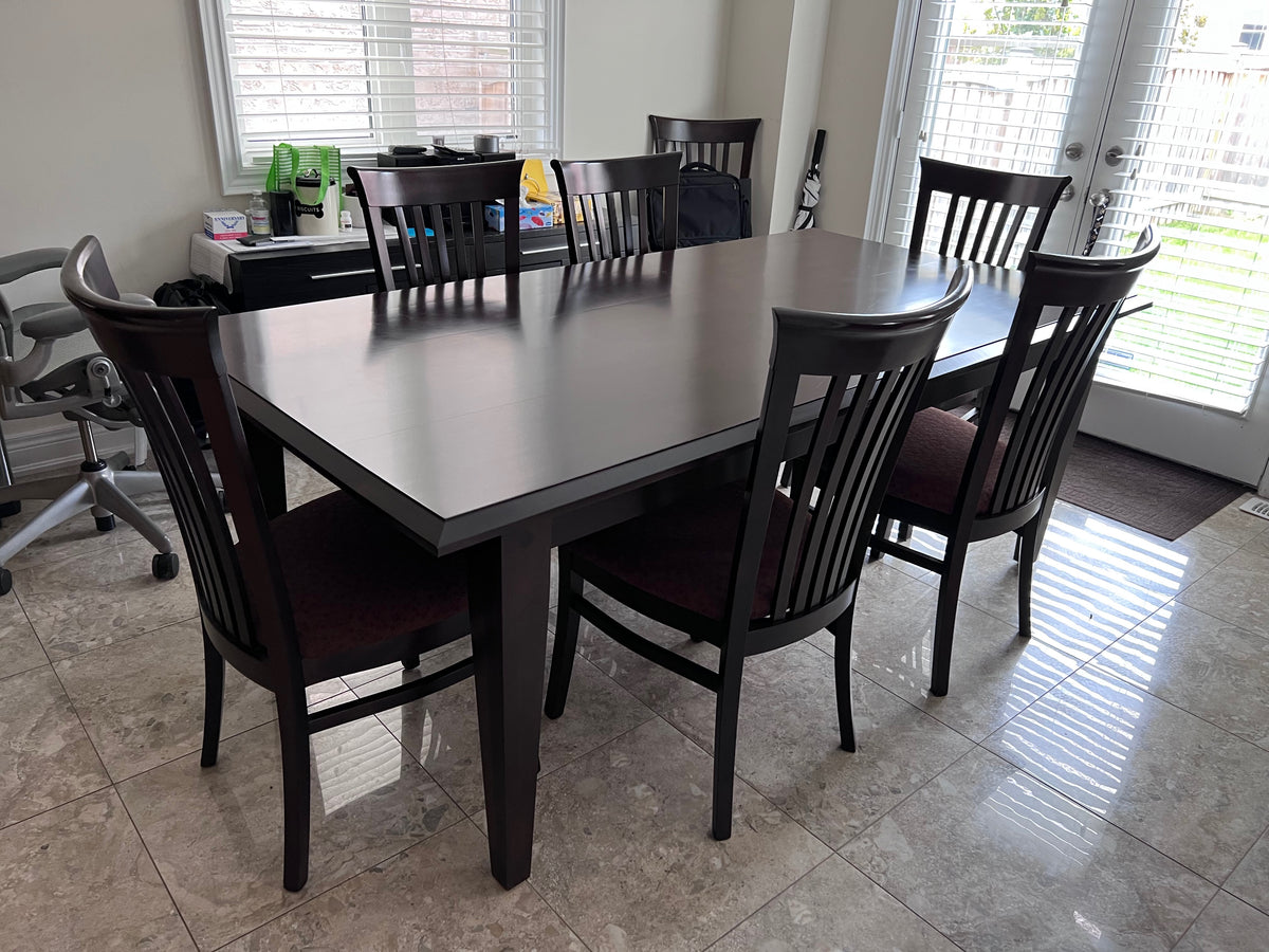 Maple Kitchen Table + 8 Chairs by 'Munro's Furnishings' Sell My Stuff