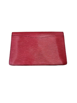 Louis Vuitton Epi Montaigne Red Clutch Bag