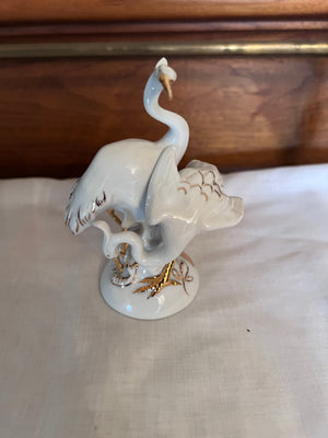 Royal Dux Figurine, 2 Heron Birds