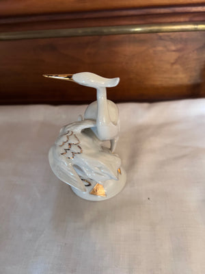 Royal Dux Figurine, 2 Heron Birds