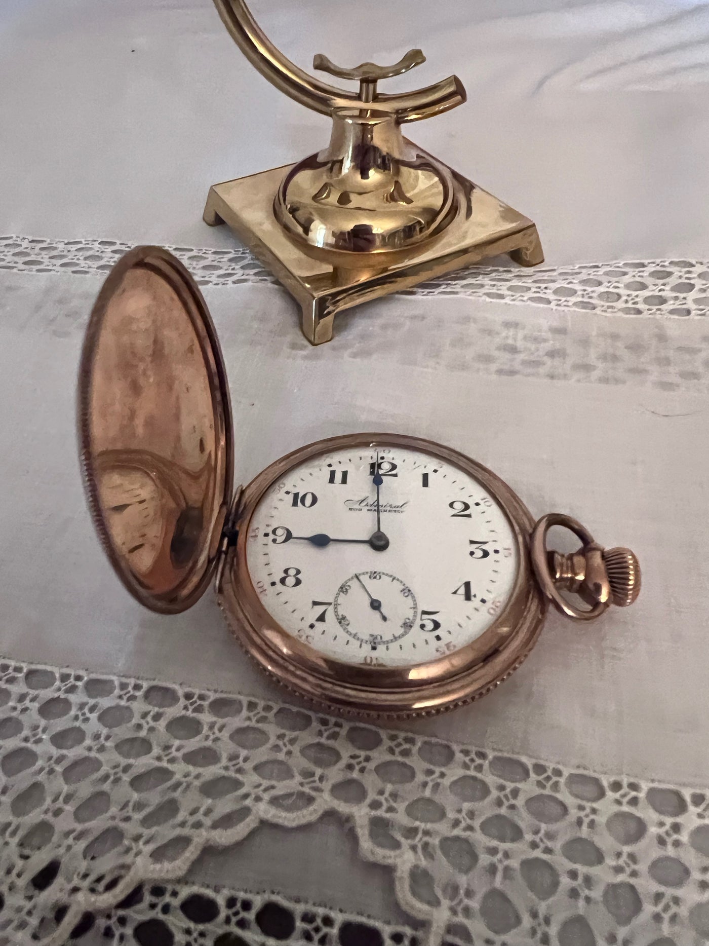 ADMIRAL NON MAGNETIC POCKET WATCH TACY WATCH CO On STAND Sell