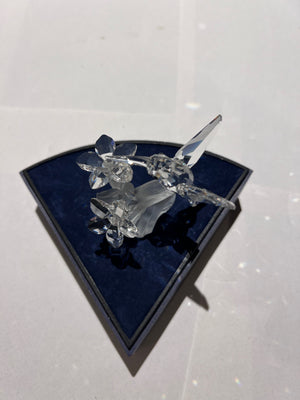 Swarovski Crystal 7615 Hummingbird on Flower