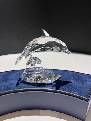 Swarovski Crystal 190365 Dolphin on a Wave