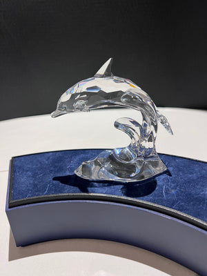 Swarovski Crystal 190365 Dolphin on a Wave