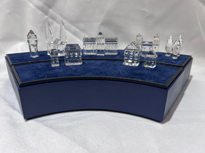 Swarovski Crystal "City Set", 11 Pieces in 7 Boxes (*see numbers for each item in description)