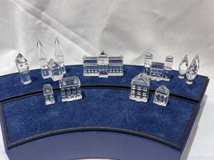 Swarovski Crystal "City Set", 11 Pieces in 7 Boxes (*see numbers for each item in description)