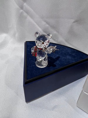 Swarovski Crystal 7637 004 Kris Bear with Skis