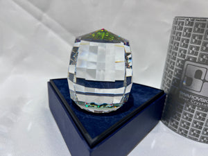 Swarovski Crystal 7453 NR 060 000 Vitrail Barrel Paperweight