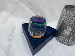 Swarovski Crystal 7453 NR 060 000 Vitrail Barrel Paperweight