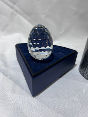 Swarovski Crystal 7458 NR 063 000 Egg Paperweight, 2.25" high