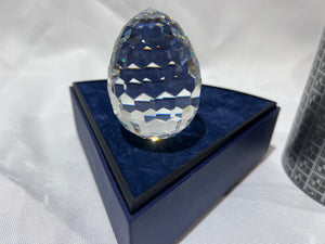 Swarovski Crystal 7458 NR 063 000 Egg Paperweight, 2.25" high