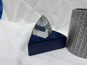 Swarovski Crystal 7450 NR 040 000 Pyramid Paperweight, 2.75" high