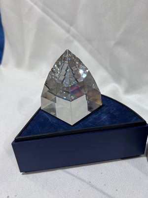 Swarovski Crystal 7450 NR 040 000 Pyramid Paperweight, 2.75" high