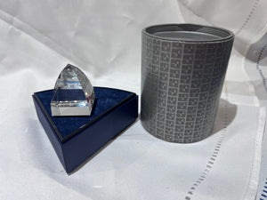 Swarovski Crystal 7450 NR 050 Pyramid Paperweight, 2.25" high