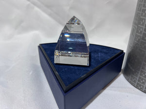 Swarovski Crystal 7450 NR 050 Pyramid Paperweight, 2.25" high