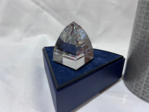 Swarovski Crystal 7450 NR 050 Pyramid Paperweight, 2.25" high