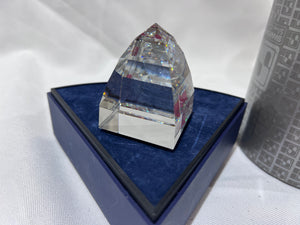 Swarovski Crystal 7450 NR 050 Pyramid Paperweight, 2.25" high