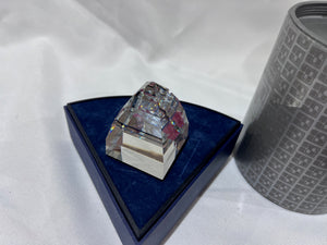 Swarovski Crystal 7450 NR 050 Pyramid Paperweight, 2.25" high