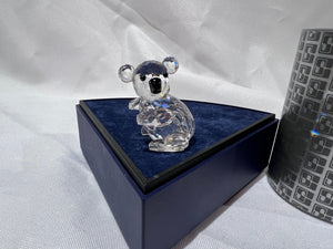 Swarovski Crystal 7673 NR 040 Koala Bear, Left Facing