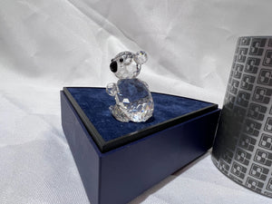 Swarovski Crystal 7673 NR 040 Koala Bear, Left Facing