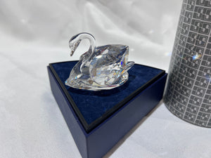 Swarovski Crystal 7658 NR 027 Small Swan, 2" high