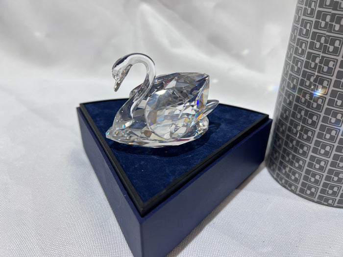 Swarovski Crystal 7658 NR 027 Small Swan, 2" high