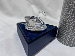 Swarovski Crystal 7658 NR 027 Small Swan, 2" high