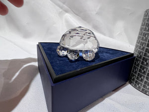 Swarovski Crystal 7632 045 Large Turtle, 2.25" wide