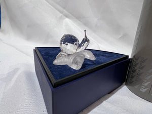 Swarovski Crystal 196501 Snail on a Vine Leaf