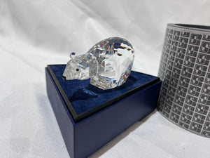 Swarovski Crystal 7649 NR 85 Polar Bear, 3.5" wide