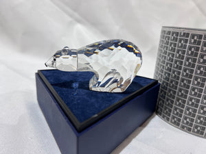 Swarovski Crystal 7649 NR 85 Polar Bear, 3.5" wide