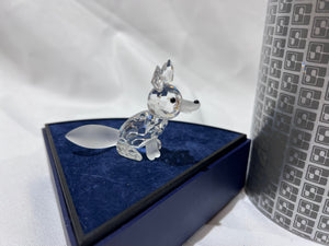 Swarovski Crystal 7629 070 Fox Sitting, 2" wide