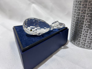 Swarovski Crystal 7628 080 Whale, 3" wide