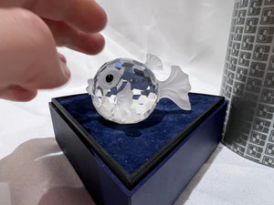 Swarovski Crystal 7644 041 Large Blowfish, 2.75"