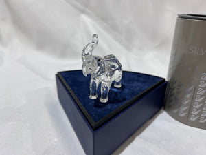 Swarovski Crystal 7640 001 Baby Elephant, 2.5" high