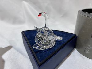 Swarovski Crystal 243373 Swan Family, 2.5" high