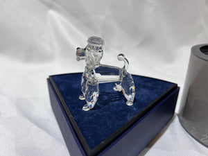 Swarovski Crystal 7619 003 Poodle Standing, 2.25" high