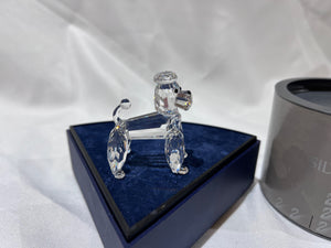 Swarovski Crystal 7619 003 Poodle Standing, 2.25" high