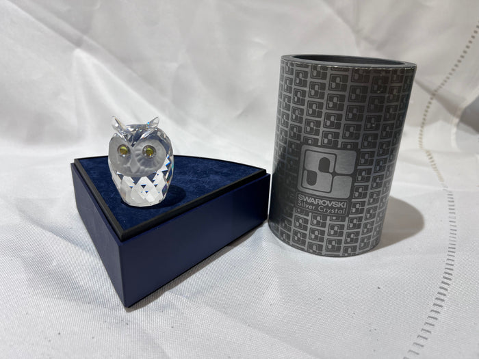 Swarovski Crystal 7636 046 Small Owl, 2" high