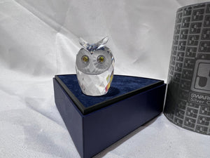 Swarovski Crystal 7636 046 Small Owl, 2" high