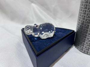 Swarovski Crystal 7626 065 Large Hippopotamus, 3.5" wide