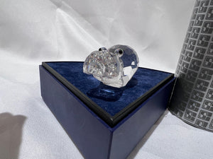 Swarovski Crystal 7626 065 Large Hippopotamus, 3.5" wide