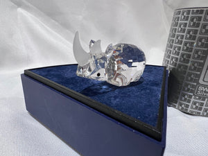 Swarovski Crystal 7622 060 Large RHINOCEROS, 3.5" wide