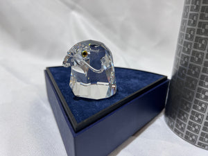 Swarovski Crystal 7645 045 Small Falcon Head, 1.75" high