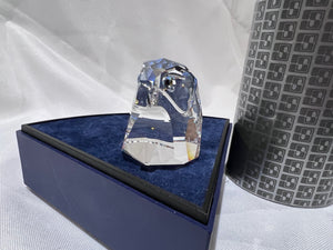 Swarovski Crystal 7645 045 Small Falcon Head, 1.75" high