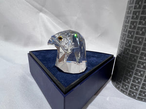 Swarovski Crystal 7645 045 Small Falcon Head, 1.75" high