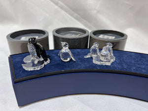 Swarovski Crystal 3 Penguins Lot