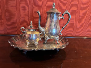 4 Piece Silver Plated Tea Set